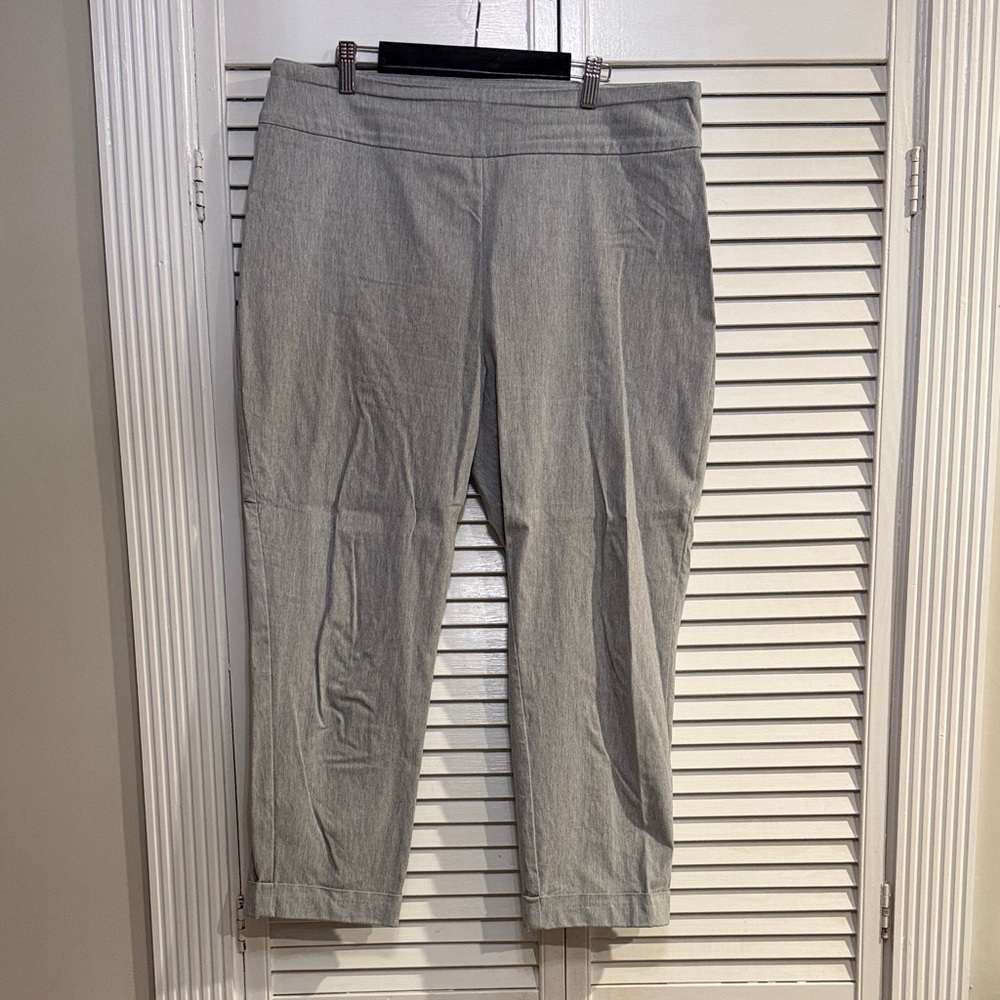 Gray Cropped Pants